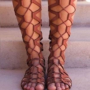 Knee high Gladiator sandals